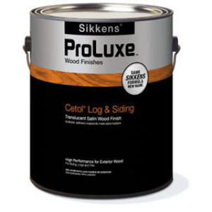 PROLUXE SIKKENS 366086 LOG & SIDING CEDAR EXT WOOD FINISH SIK42077