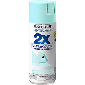 RUST-OLEUM 2X PAINTER'S TOUCH 334059 ULTRA COVER ENAMEL SATIN AQUA