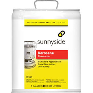 SUNNYSIDE 801G5 1-K ODORLESS KEROSENE FUEL PLASTIC BOTTLE