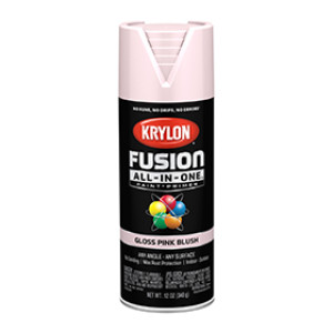 KRYLON K02717007 FUSION ALL-IN-ONE GLOSS PINK BLUSH 12 OZ INDOOR - OUTDOOR