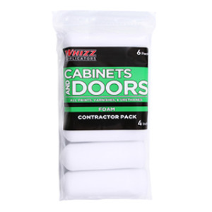 WHIZZ 94062 4" HI-DENSITY FOAM CONTRACTOR PACK REFILLS (6-PACK)