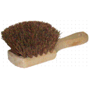DQB 11650 8" PALMYRA UTILITY / POT SCRUB BRUSH 2" TRIM HARDWOOD BLOCK