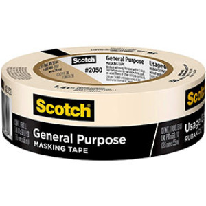 3M 2050-36AP 36MM X 60YD SCOTCH GENERAL PURPOSE MASKING TAPE