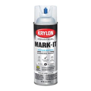 KRYLON K00731208 CHALK LINE CLEAR MARK-IT WATER-BASED INVERTED MARKING CHALK
