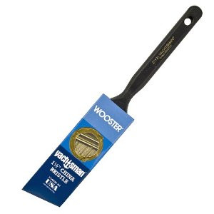 WOOSTER YACHTSMAN Z1121 1-1/2" WHITE CHINA BRISTLE ANGLE SASH PAINT BRUSH