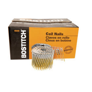 BOSTITCH C12P120DG COIL FRAMING NAIL 3-1/4 " X .120 SMOOTH GALVANIZED 2.7M/BOX