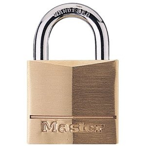 MASTER LOCK 150D 2" SOLID BRASS BODY PADLOCK