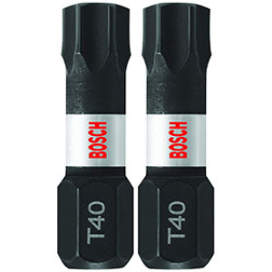 BOSCH ITT40102 1" X #40 TORX IMPACT TOUGH DRILL BIT 2-PACK