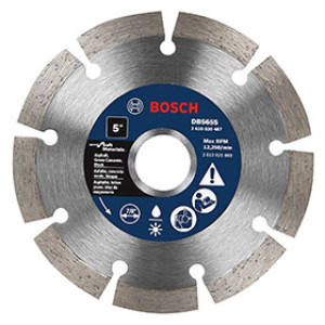 BOSCH DB565S 5" STANDARD SEGMENTED RIM DIAMOND BLADE FOR SOFT MATERIALS