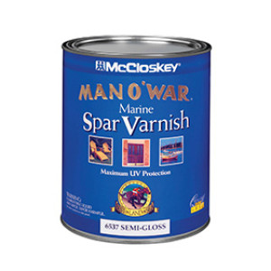 MCCLOSKEY MAN O'WAR 6537.005 SEMI-GLOSS EXTERIOR MARINE SPAR VARNISH 275 VOC