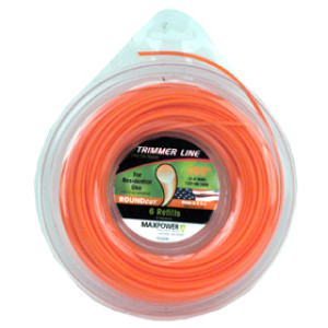 MAXPOWER 333295 .095" ROUNDCUT TRIMMER LINE ORANGE RESIDENTIAL GRADE 120'L NYL
