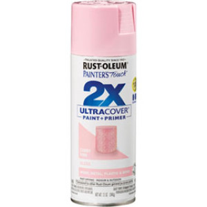 RUST-OLEUM 2X PAINTER'S TOUCH 334028 ULTRA COVER ENAMEL GLOSS CANDY PINK