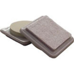 SHEPHERD 9369 FELT GARD 3" X 3" BEIGE PADS