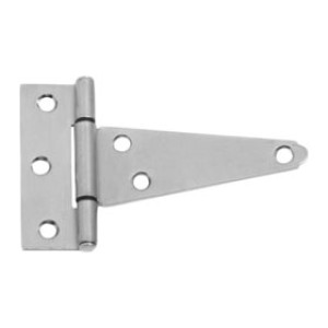 G-FORCE 42531 4" HEAVY TEE HINGE ZINC PLATED PAIR