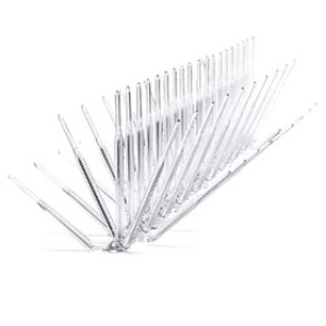 BIRD-B-GONE MM2000-5/6 5" X 6' PLASTIC BIRD SPIKES CLEAR