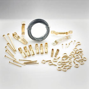 OOK 59204 50PC ASSORTED CONVENTIONAL PICTURE HANGERS HOOK KIT