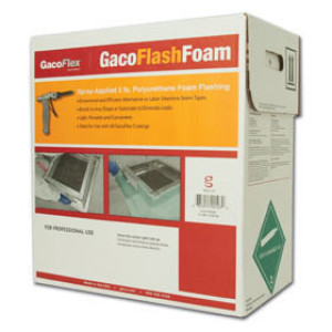 GACO FB28-120 GACOFLASH FOAM 3LB SPRAY POLYURETHANE FOAM FLASHING