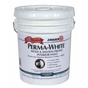 ZINSSER PERMA-WHITE 2770 MOLD & MILDEW-PROOF INTERIOR PAINT EGGSHELL WHITE