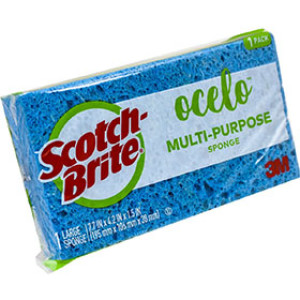3M 7264T O-CEL-O 7-3/4" X 4-1/4" X 1-3/4" LARGE SPONGE