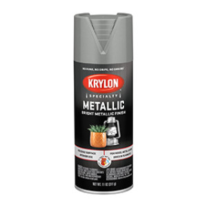KRYLON K01404777 1404 METALLIC CHROME ALUMINUM SPRAY PAINT 12 OZ