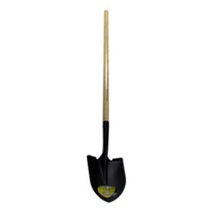 G-FORCE 52798 ECO-TOUGH DIY ROUND POINT SHOVEL LONG WOOD HANDLE