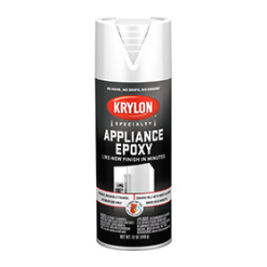 KRYLON K03201777 3201 WHITE EPOXY APPLIANCE SPRAY PAINT 12 OZ