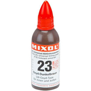 MIXOL S/23 20 ML LW-OXIDE-TYPE OXIDE DARK BROWN UNIVERSAL TINTING PASTE