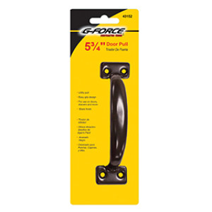 G-FORCE 43152 5-3/4" STEEL BLACK DOOR PULL CARDED