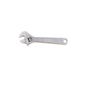 STANLEY 87-367 6" CHROME ADJUSTABLE WRENCH LASER ETCHED SAE AND MM JAW SCALE