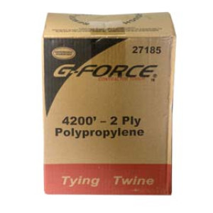 G-FORCE 27185 POLY TWINE 10LB - 4200' 2 PLY DISPENSER 4200MIL PER BOX
