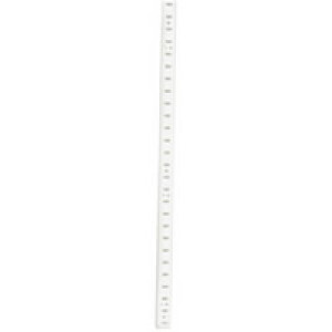 KV 00792 72" PILASTER STEEL STANDARDS WHITE PK255WH72