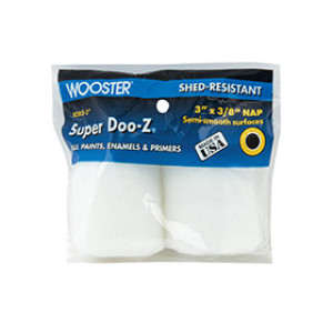 WOOSTER SUPER DOO-Z R282-3 3" X 3/8" DELUXE TRIM ROLLER REFILL 2-PACK