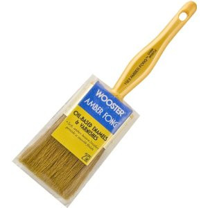 WOOSTER AMBER FONG 1123 2" SOFT AMBER BROWN CHINA BRISTLE VARNISH BRUSH