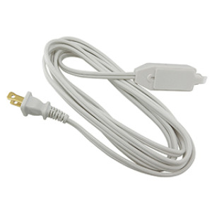 U.S. WIRE 78112USW 16/2 SPT-2 12' WHITE HOUSEHOLD EXTENSION CORD UL CERTIFIED