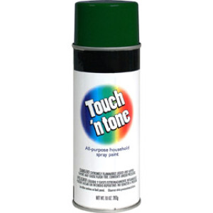 RUST-OLEUM TOUCH 'N TONE 55271830 10 OZ HUNTER GREEN SPRAY PAINT