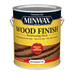 MINWAX 710770000 225 RED MAHOGANY WOOD FINISH PENETRATING STAIN 250 VOC
