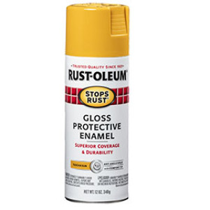 RUST-OLEUM STOPS RUST 298537 12 OZ GLOSS PROTECTIVE ENAMEL TUSCAN SUN