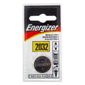 ENERGIZER ECR2032BP 3V LITHIUM COIN CELL WATCH & ELECTRONICS BATTERY 1PK