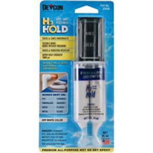 DEVCON 22445 H2 HOLD PREMIUM ALL PURPOSE WET/DRY FLEXIBLE EPOXY OFF WHITE 25ML