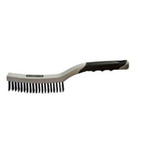 G-FORCE 44405 3" X 19" SOFT GRIP STEEL WIRE BRUSH TPR HANDLE