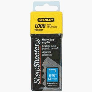 STANLEY TRA709T 9/16" SHARPSHOOTER HEAVY DUTY STAPLES (1000)