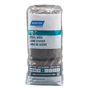 NORTON 68115 GRADE 0 FINE STEEL WOOL 12 PAD LOAF (#0)