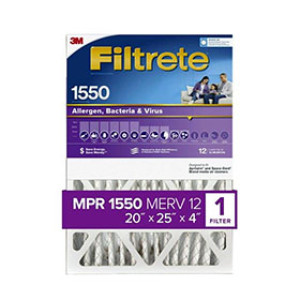 3M NDP03-4IN-4 FILTRETE 20" X 25" X 4" ULTRA ALLERGEN REDUCTION DEEP PLEAT