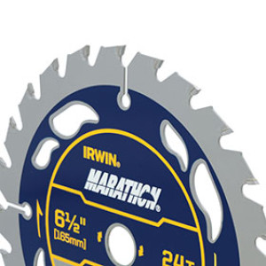 IRWIN MARATHON 14029 6-1/2" 24T CARBIDE CIRCULAR SAW BLADE