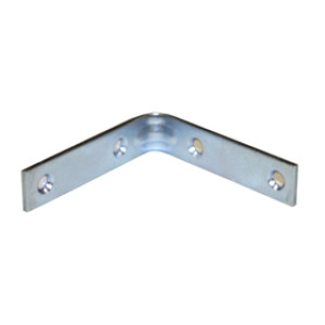 G-FORCE 40113 2-1/2" CORNER BRACES ZINC PLATED BULK 25 PACK NO SCREWS