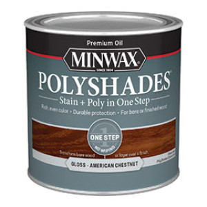 MINWAX 214754444 475 POLYSHADES GLOSS AMERICAN CHESTNUT STAIN