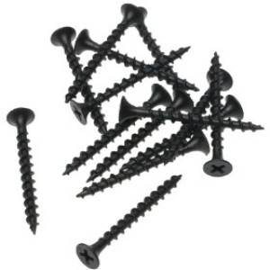 PRIME SOURCE 158CDWS5 1-5/8" BLACK COARSE THREAD DRYWALL SCREWS 5 LB 10322