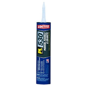 LOCTITE 1693636 PL530 10 OZ MIRROR MARBLE & GRANITE ADHESIVE