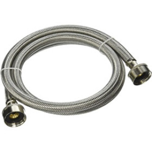 PLUMB PAK PP23821 WASHING MACHINE HOSE 3/4" X 3/4" X 48" SS BRAIDED