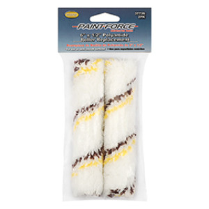PAINT-FORCE 37736 6" X 1/2" NAP POLYAMIDE MINI ROLLER REFILLS 2 PACK